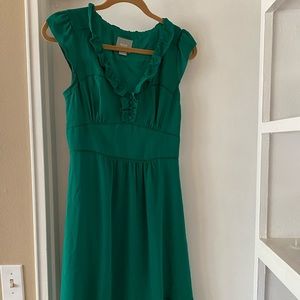Anthropologie Maeve kelly green dress size 4